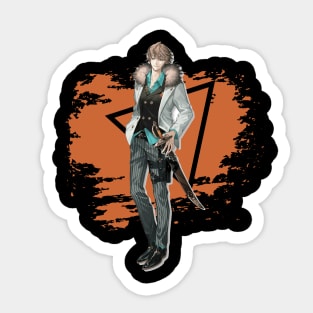 harisson gray character Sticker